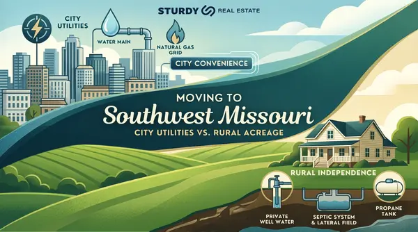 Moving to Southwest Missouri: City Utilities vs. Rural Acreage Guide