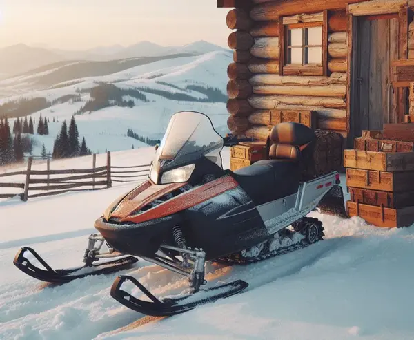 The Adirondacks are Snowmobile Country,Natalie Roth