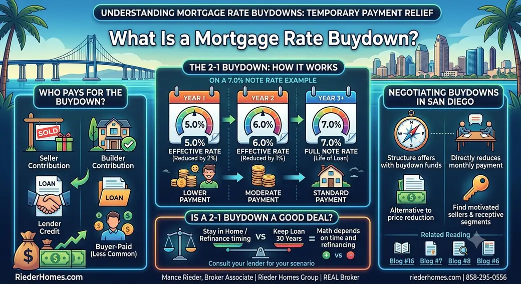 What Is a Mortgage Rate Buydown and How Does the 2-1 Buydown Work?