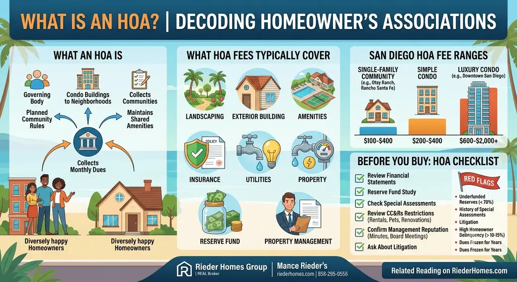 What Are HOA Fees and What Do They Cover in San Diego?