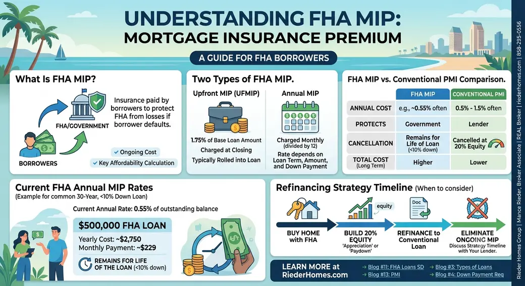 What Is Mortgage Insurance Premium (MIP) for FHA Loans in San Diego?