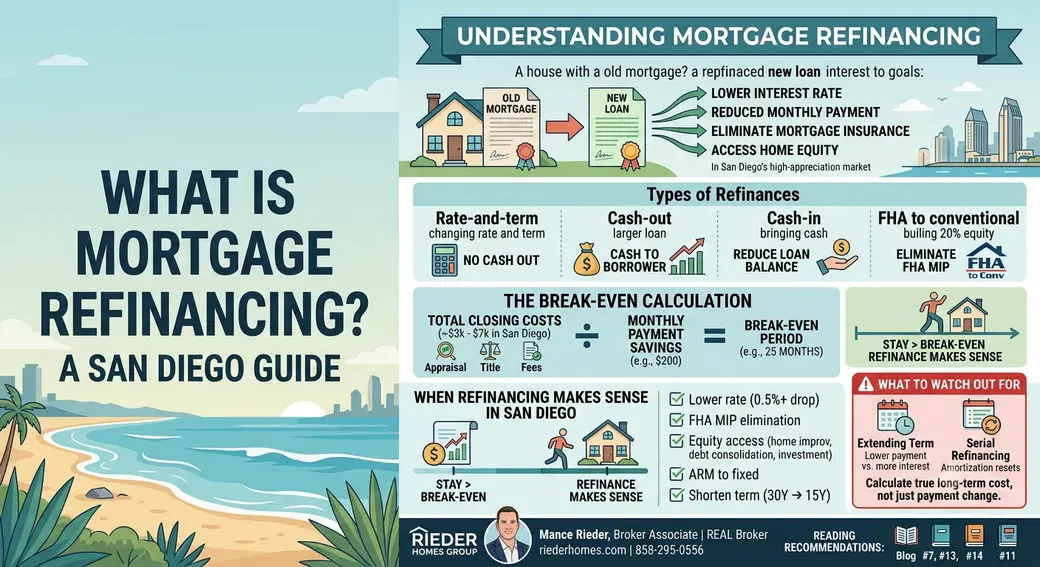 What Is Mortgage Refinancing and When Does It Make Sense for San Diego Homeowners?