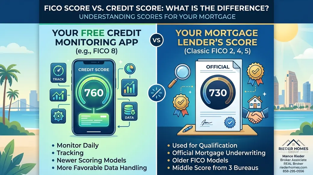 What Is a FICO Score vs. a Credit Score and Which One Do Mortgage Lenders Use?