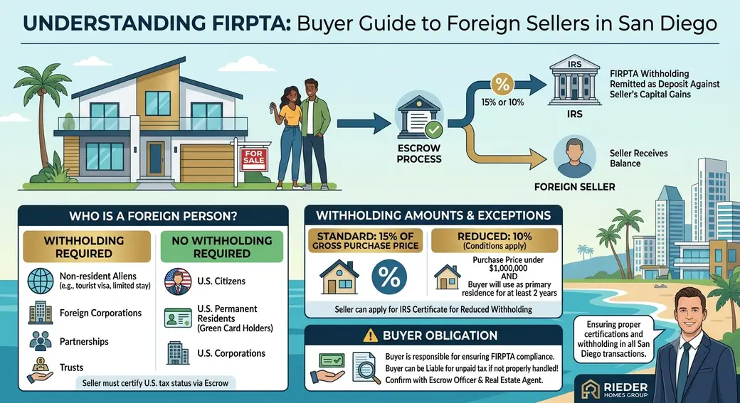 What Is FIRPTA and How Does It Affect San Diego Home Buyers Purchasing From Foreign Sellers?