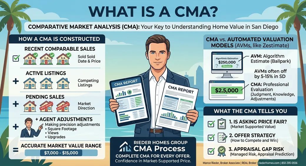 What Is a Comparative Market Analysis (CMA) and How Does It Help Buyers in San Diego?