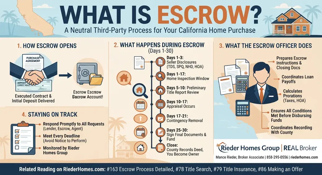 What Is Escrow and What Should San Diego Buyers Expect During the Process?