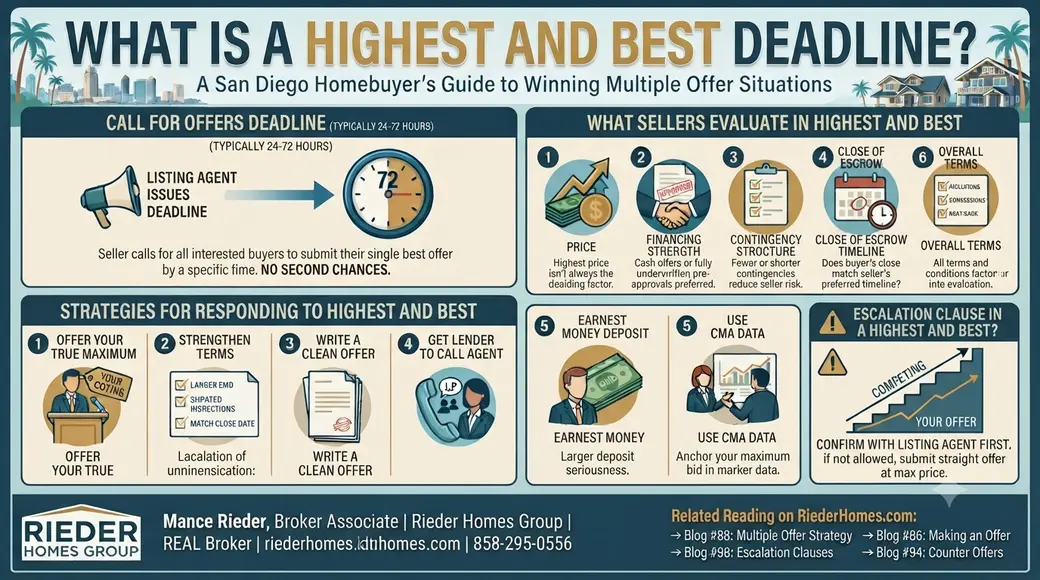 What Is a Highest and Best Offer Deadline in San Diego Real Estate?