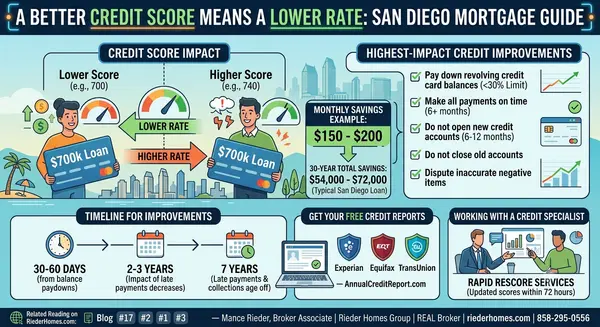 How Do I Improve My Credit Score Before Buying a Home in San Diego?