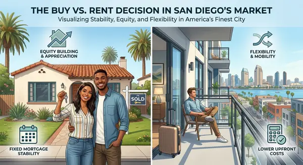 What Are the Long-Term Financial Benefits of Buying a Home in San Diego vs. Renting?