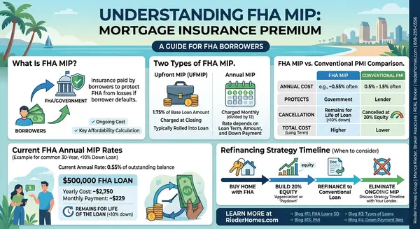 What Is Mortgage Insurance Premium (MIP) for FHA Loans in San Diego?