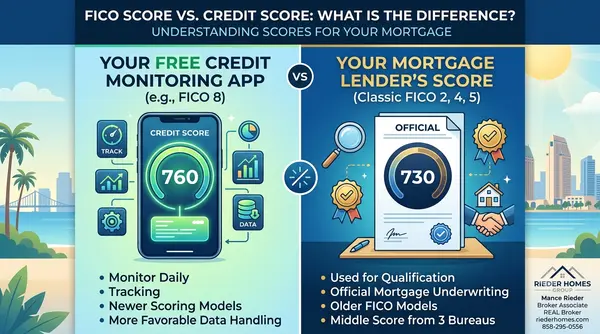 What Is a FICO Score vs. a Credit Score and Which One Do Mortgage Lenders Use?