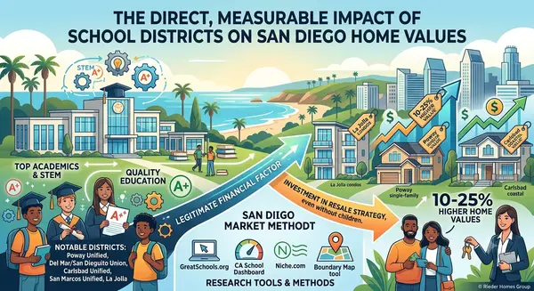 How Do School Districts Affect Home Values in San Diego?