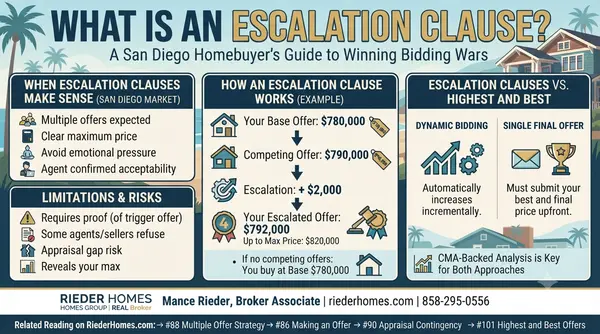 What Is an Escalation Clause and Should I Use One in San Diego?
