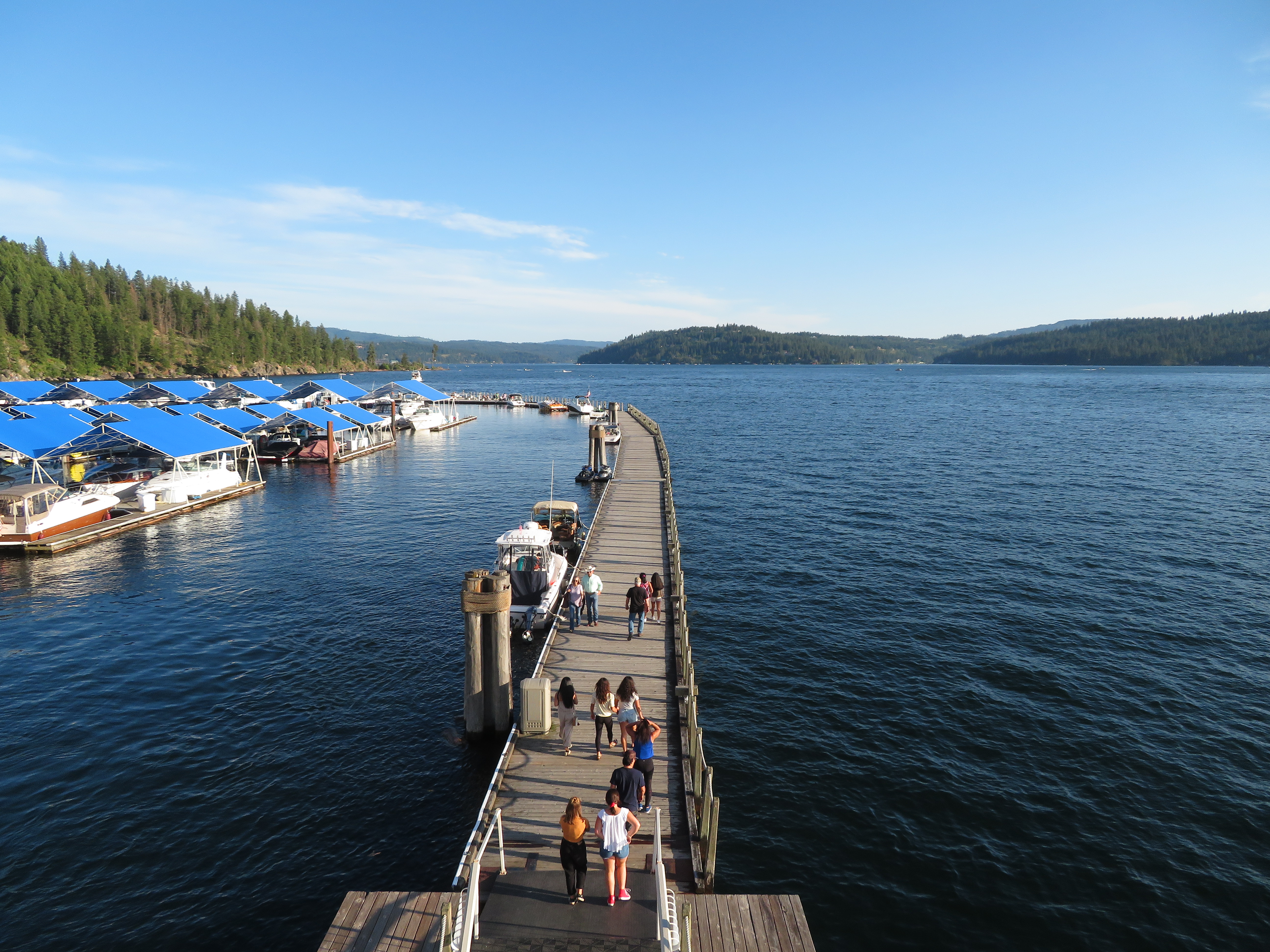 Coeur d'Alene Resort floating boardwalk