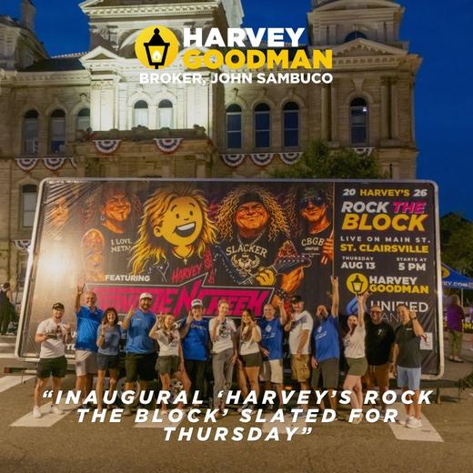 Inaugural ‘Harvey’s Rock the Block’ slated for Thursday