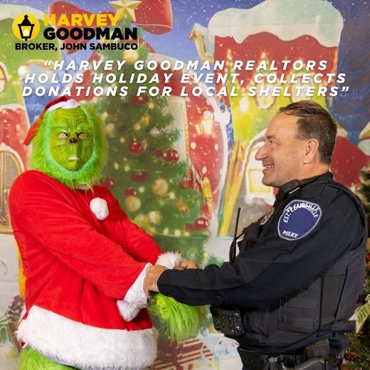 Harvey Goodman Realtors holds holiday event, collects donations for local shelters