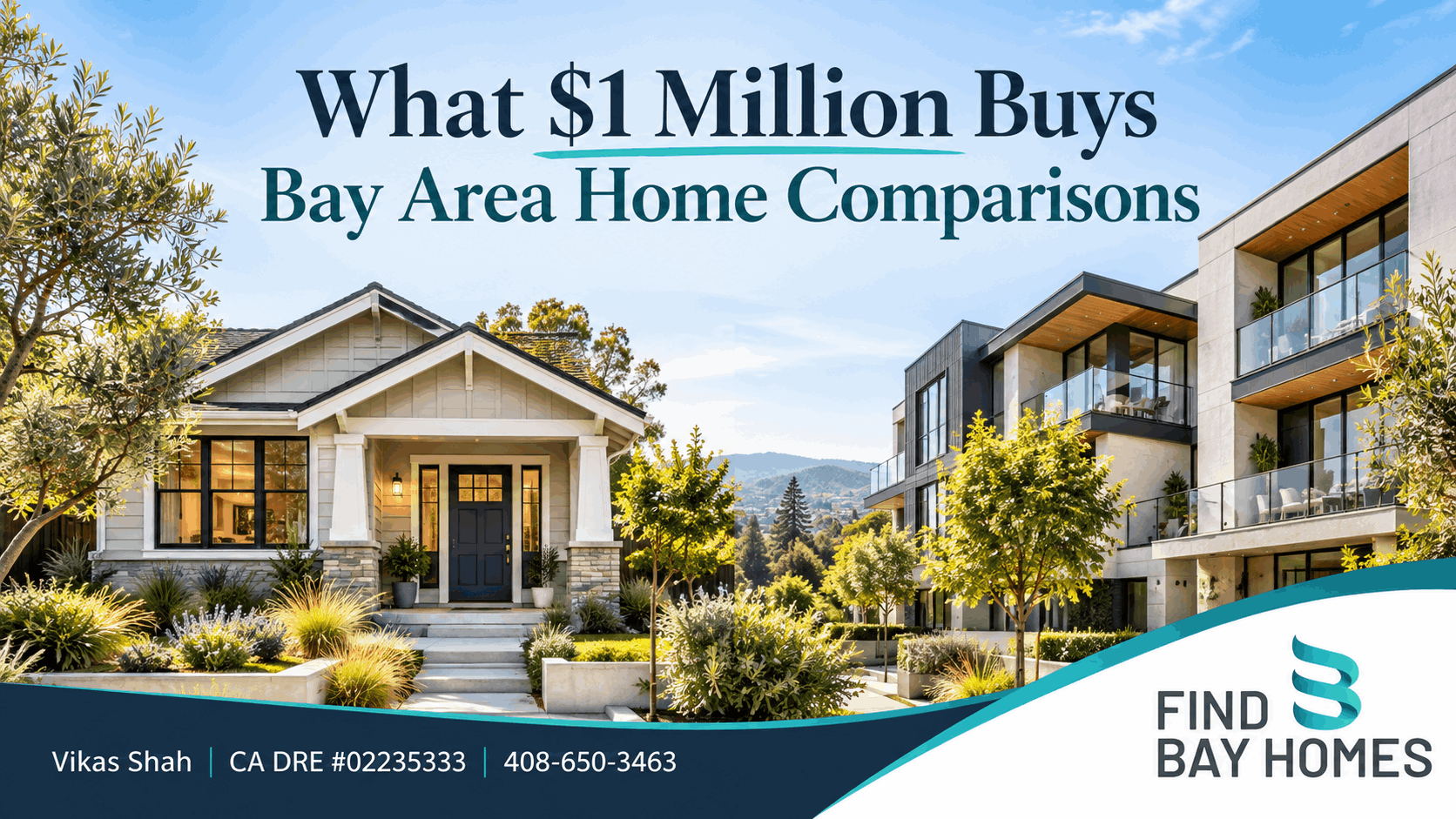 Find Bay Homes What $1 Million Buys in the Bay Area: Real Sale Examples; illustrative cover