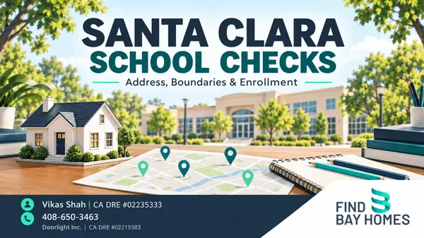 feature image of Santa Clara Schools and Home Buying: Verify Boundaries, Enrollment & Your Address