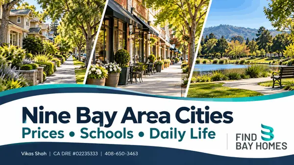 Nine Bay Area Cities Compared: Prices, Schools & Daily Life,Vikas Shah