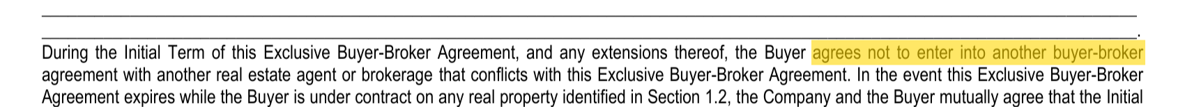 ERS Section 2.3 — compensation set at listing