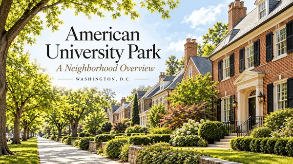feature image of American University Park, Washington DC Real Estate: Small Lots, Fast Sales