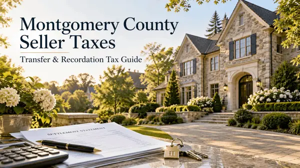 feature image of Montgomery County Transfer and Recordation Taxes: What Sellers Pay in 2026