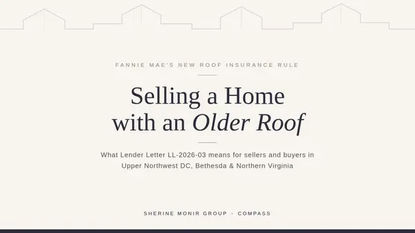 Selling a Home with an Old Roof? What Fannie Mae Changed