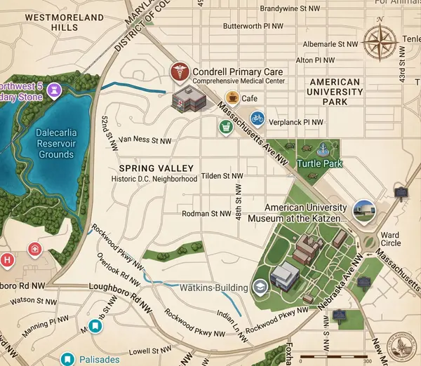 feature image of Spring Valley, Washington DC Real Estate: Two Markets on the Same Streets