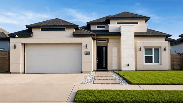Modern Home Exterior with Stone Entry