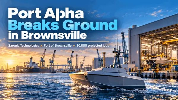 feature image of Port Alpha Breaks Ground in Brownsville: A $3.2 Billion Investment and Thousands of New Jobs