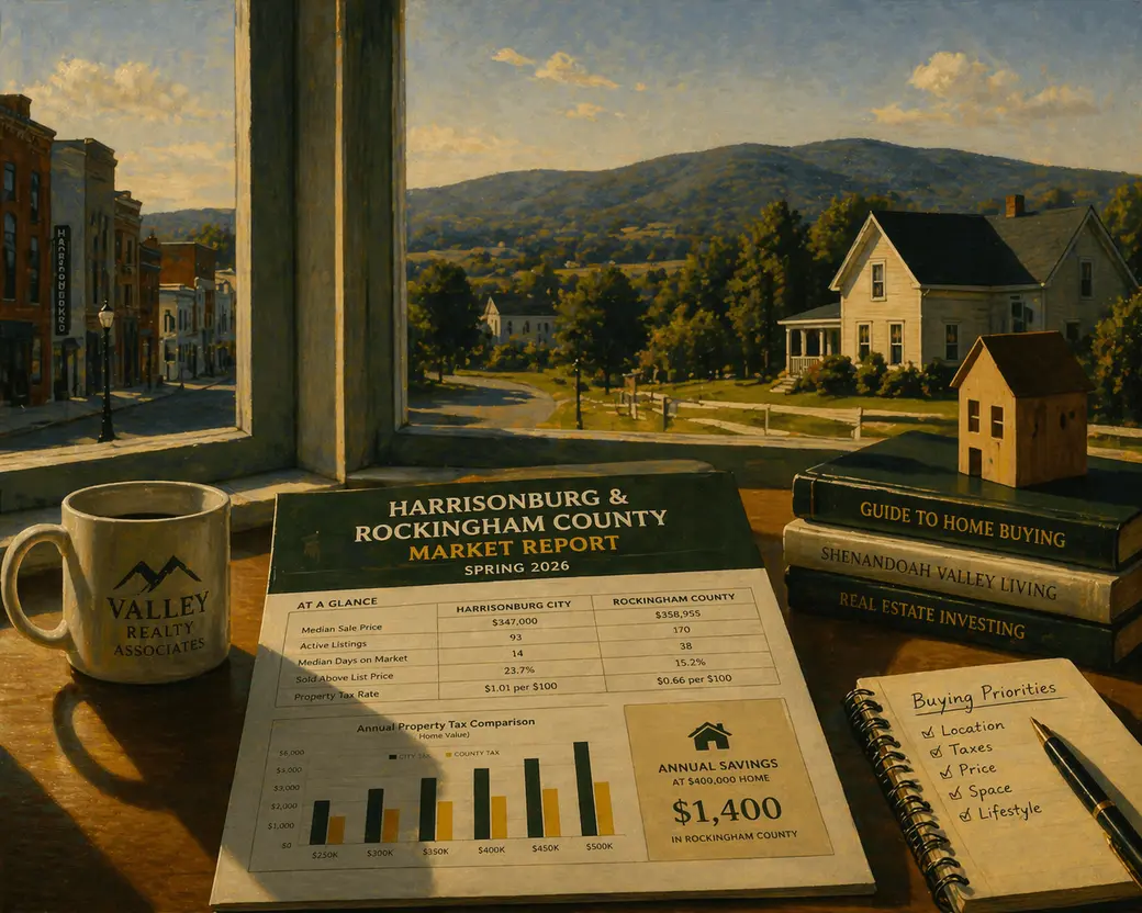 Harrisonburg vs. Rockingham County Real Estate: Prices, Taxes, Inventory & Buyer Trends