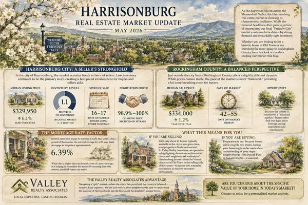 Spring 2026 Market Update: What Harrisonburg & Rockingham County Homeowners Need to Know