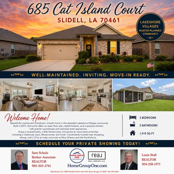 685 Cat Island Ct, Slidell LA – Beautiful Home for Sale on the Northshore!