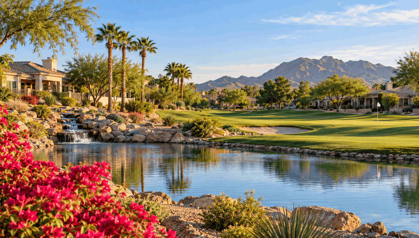 Augusta Ranch golf course community in southeast Mesa, Arizona