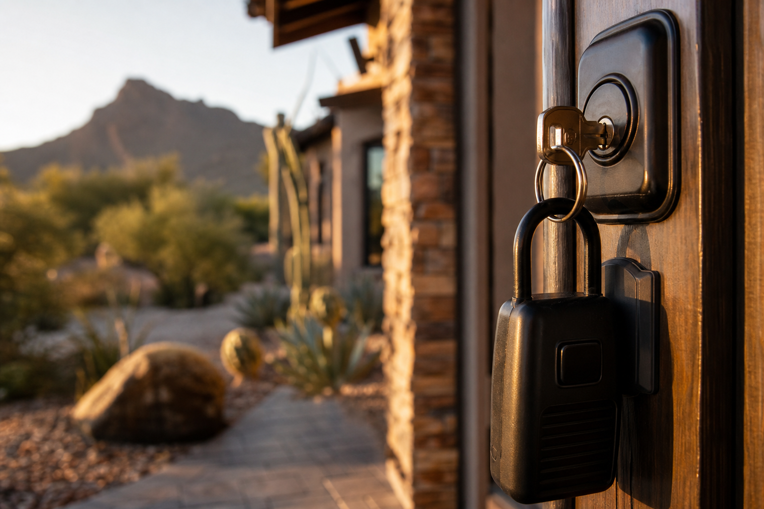 House keys and cash on a table representing closing costs for a Mesa Arizona home