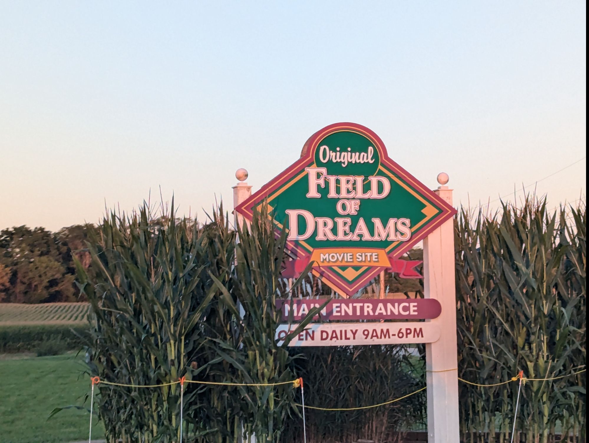 picture of field of dreams sign