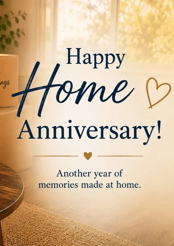 Happy Home Anniversary FRONT