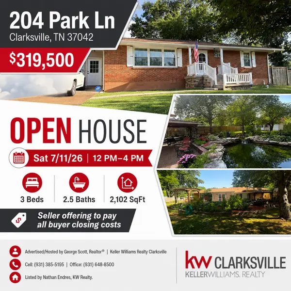 204 Park Ln Clarksville TN Open House | Renovated Ranch Home in 37042