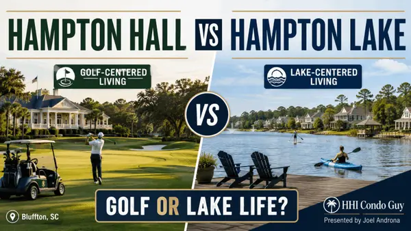 feature image of Hampton Hall vs Hampton Lake: Golf-Centered or Lake-Centered Living?