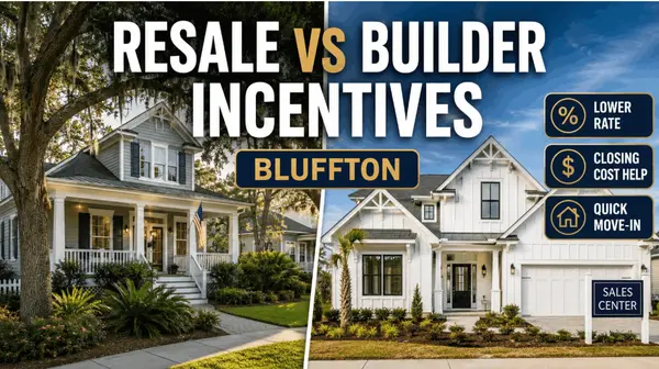 Selling a Bluffton Resale Home Against New Construction Incentives