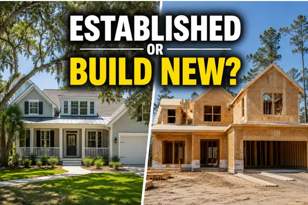 Buying an Established Bluffton Home vs Building New