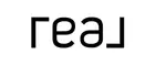 Real Logo Solid White with Black Wordmark
