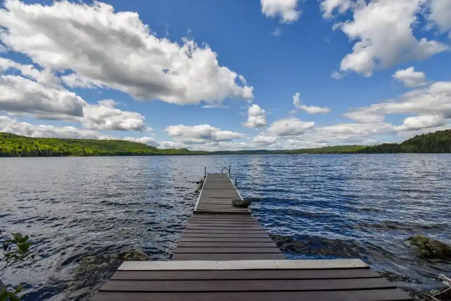 Dock on Lake of Two Rivers, Algonquin Park