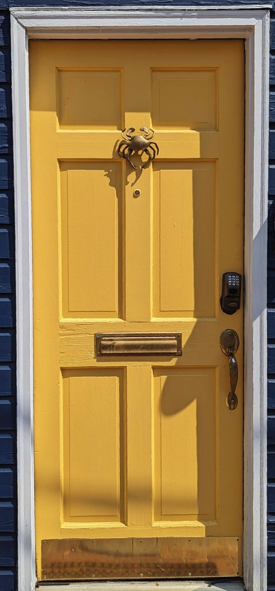 Yellow front door