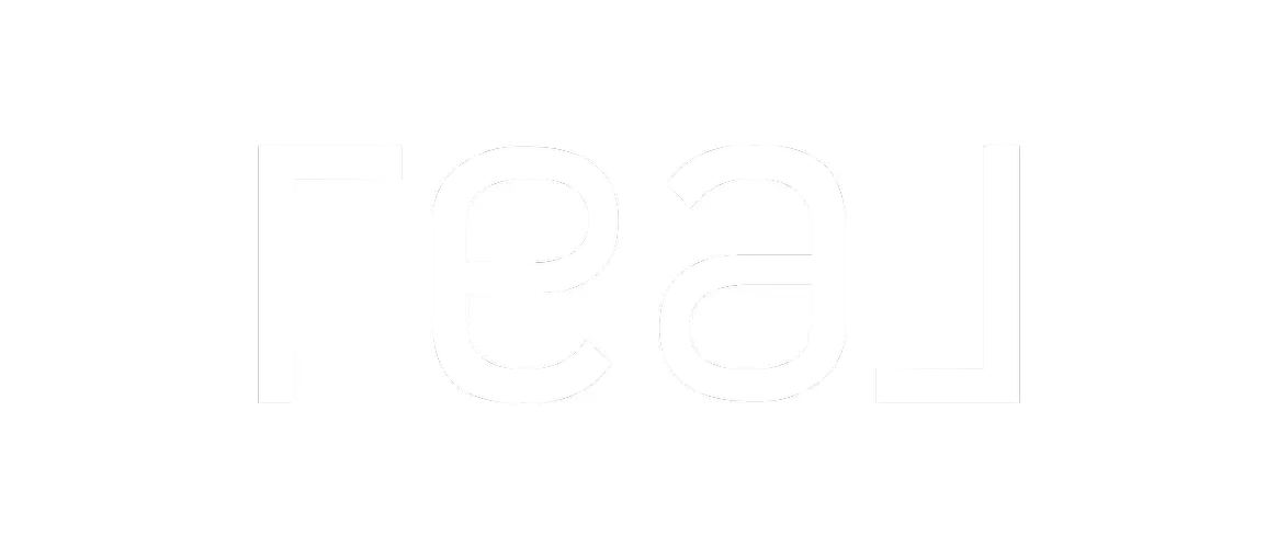 Real Logo Knockout White