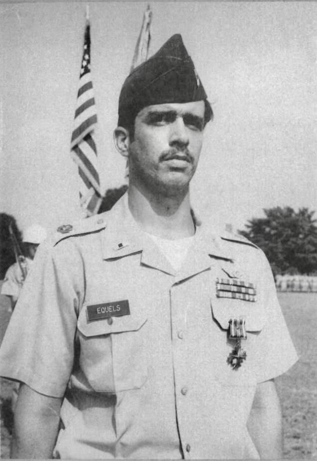 Tom Equels in the army, photo courtesy of Tom Equels
