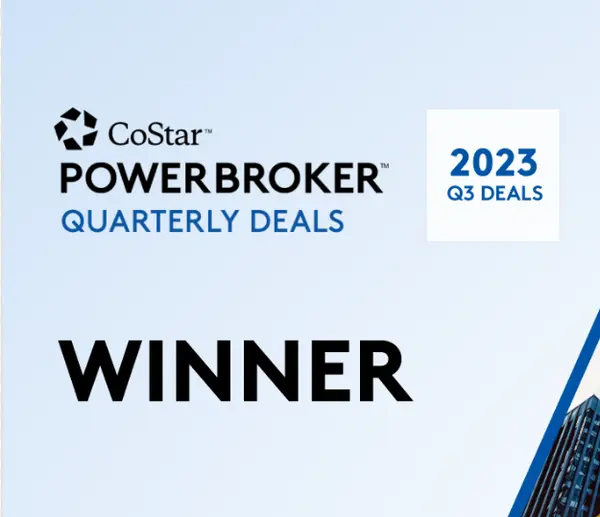 Sergio Adame Receives CoStar’s Q2 2023 Quarterly Deals Award