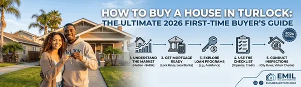How to Buy a House in Turlock (Complete Guide for First-Time Buyers)