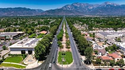 Upland CA Aerial Photo