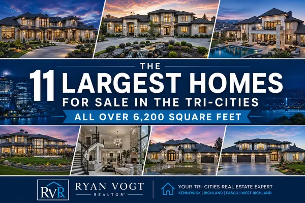 feature image of The 11 Largest Homes Currently for Sale in the Tri-Cities